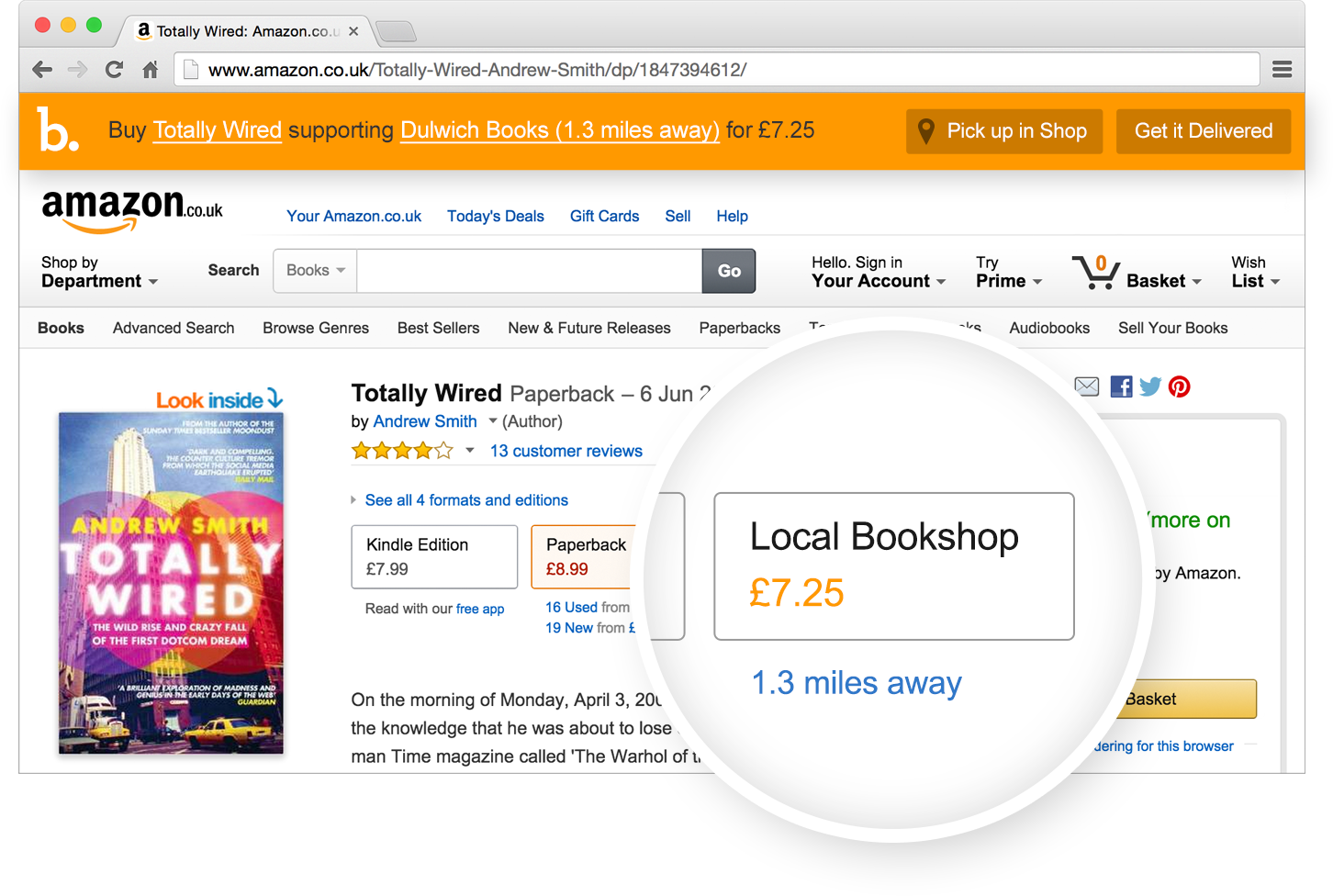 Bookindy – Browse Amazon, buy independent